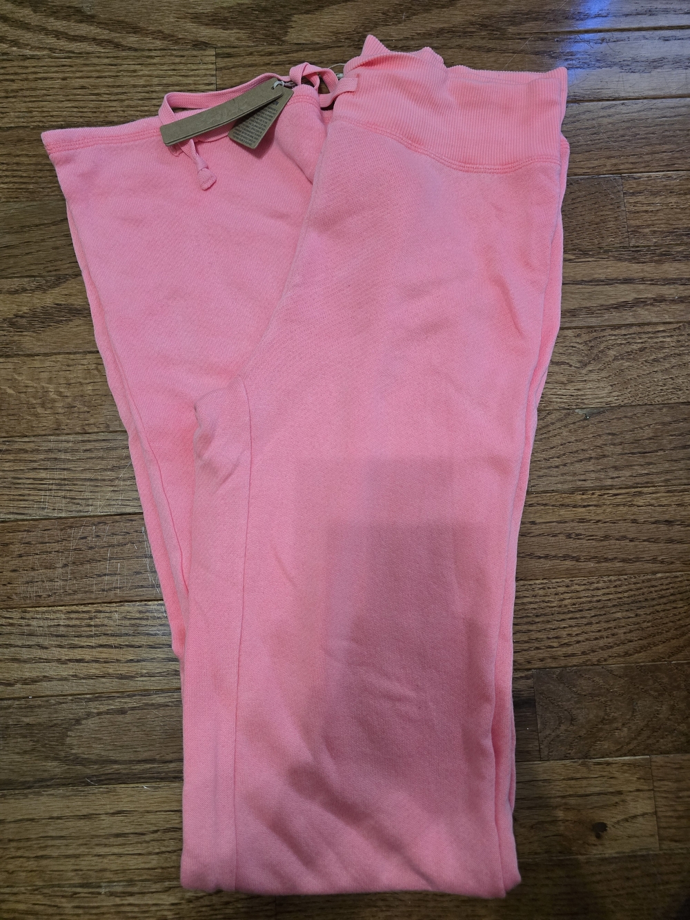 SKIMS Coral Light French Terry Flare Pant